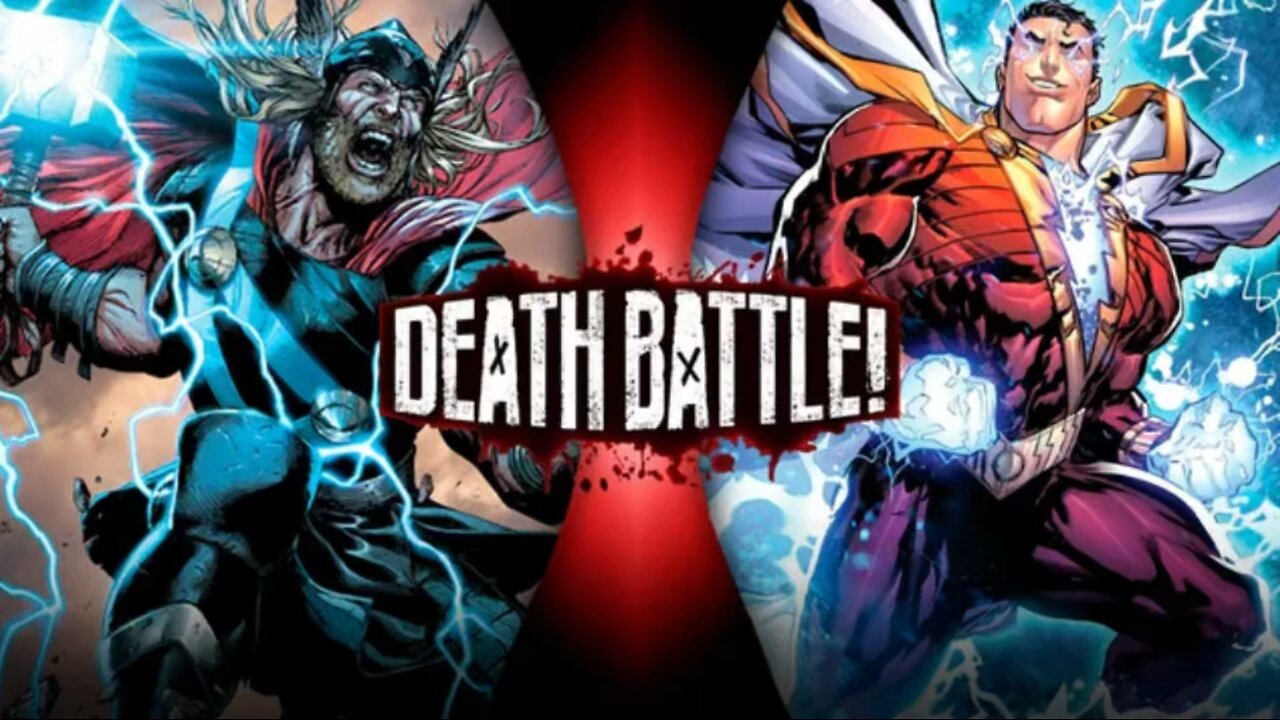 Thor vs Shazam(Marvel vs DC)|DEATH BATTLE