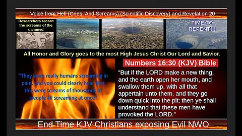 Voice from Hell (Cries, And Screams) (Scientific Discovery) and Revelation 20