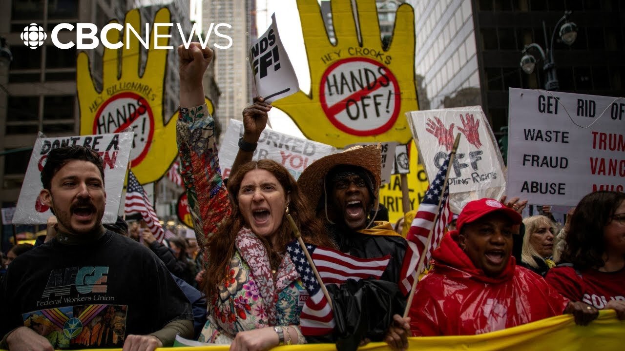 Protesters rally against Trump in dozens of cities across U.S. and worldwide