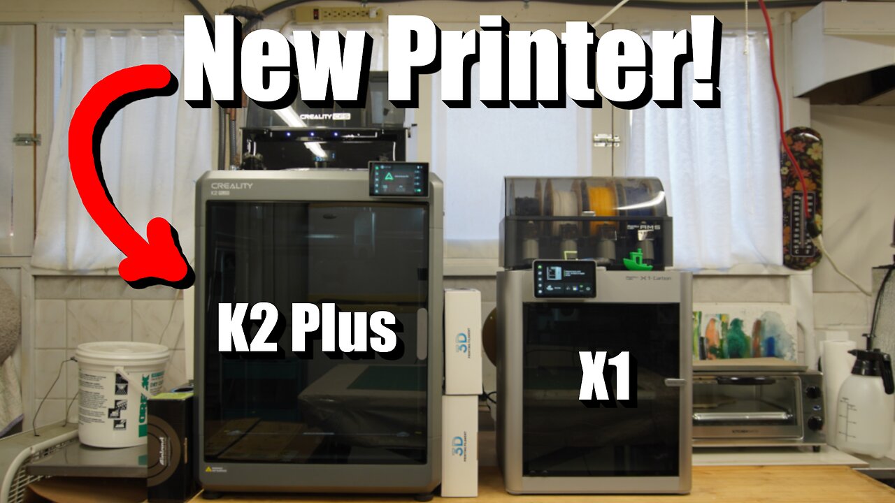 I got a NEW 3D Printer! (Creality K2 Plus!)