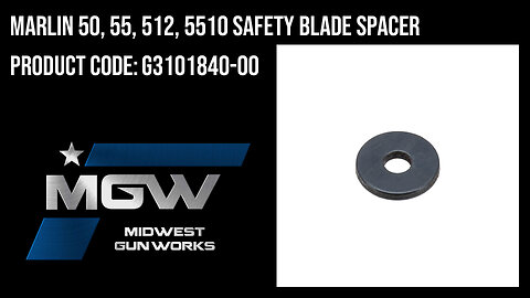 Marlin 50, 55, 512, 5510 Safety Blade Spacer - G3101840-00