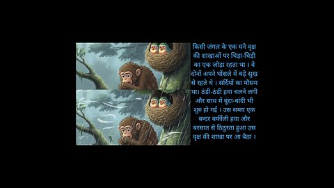 hindi stories goriya or bandar ki kahani