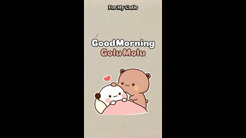good morning