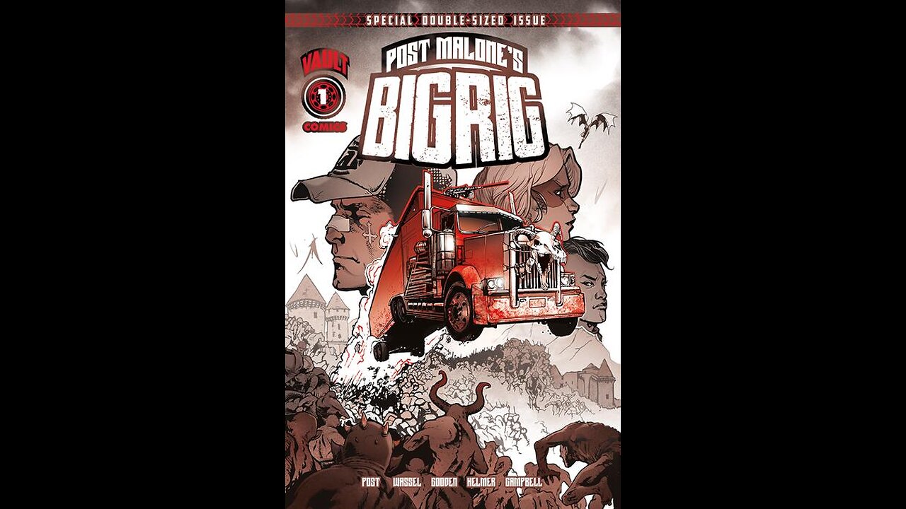 Post Malone's Big Rig #1 Vault Comics #QuickFlip Comic Book Review