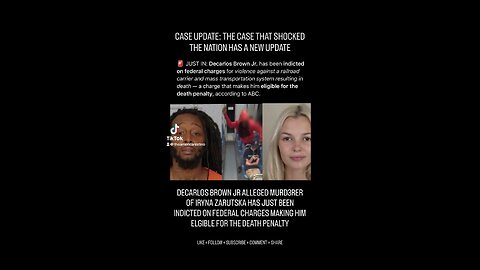 DECARLOS BROWN JR INDICTED ON FEDERAL CHARGES