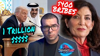 King Trump, More bribes from Democrats. Migrant hypocrisy of the left. TC 5/14/25