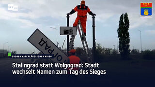 Stalingrad statt Wolgograd: Stadt wechselt Namen zum Tag des Sieges