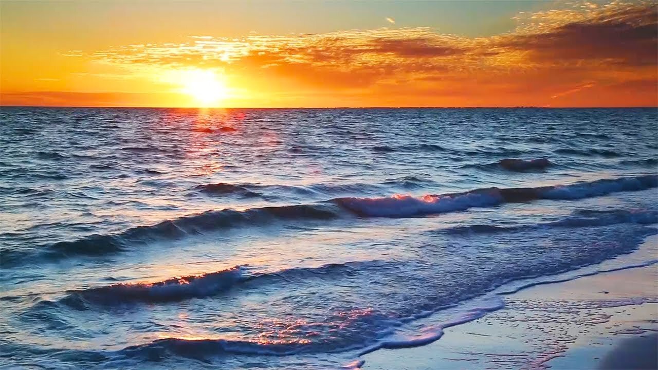 Falling asleep to ocean waves