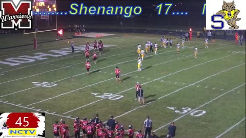 NCTV45 PRESENTS HIGH SCHOOL FOOTBALL SHENANGO VS MOHAWK SEPT 5 2025