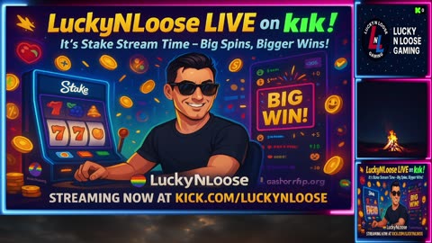 🎰 LuckyNLoose is BACK for another wild ride on STAKE! 🎲