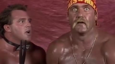 Brutus beefcake & hogan interview-Brutus beefcake looking very mad