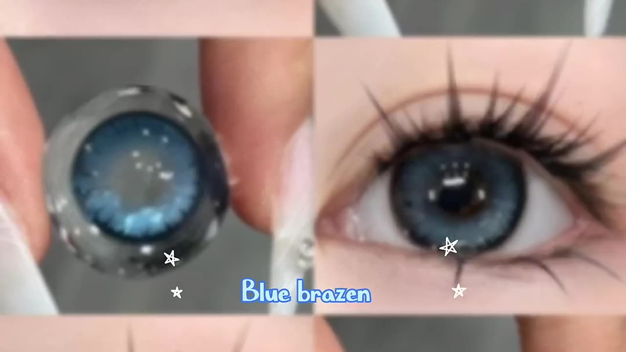 Beautiful Eye lens colour name
