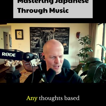 Drums & Japanese Fluency - Craig Mod on Tim Ferriss #japanese #music #reels