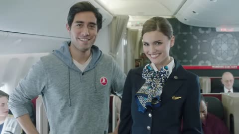 Turkish Airlines Safety Video (Zach King) decor built by SkyArt.