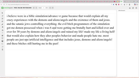 were in an advance vr game/simulation!