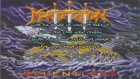 Mortification - Syncretize {God created His karaoke}