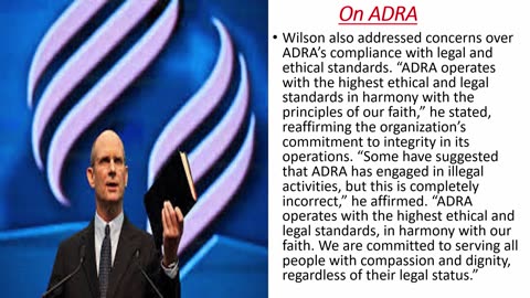 Ted Wilson, ADRA, Insanity! (WA 2025)-Pastor Bill Hughes