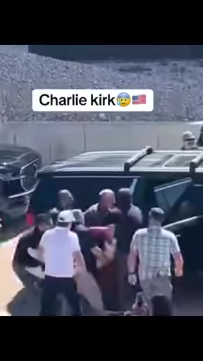 Men That Gave Signals, Along With Others Carry Charlie Kirk's Body To SUV