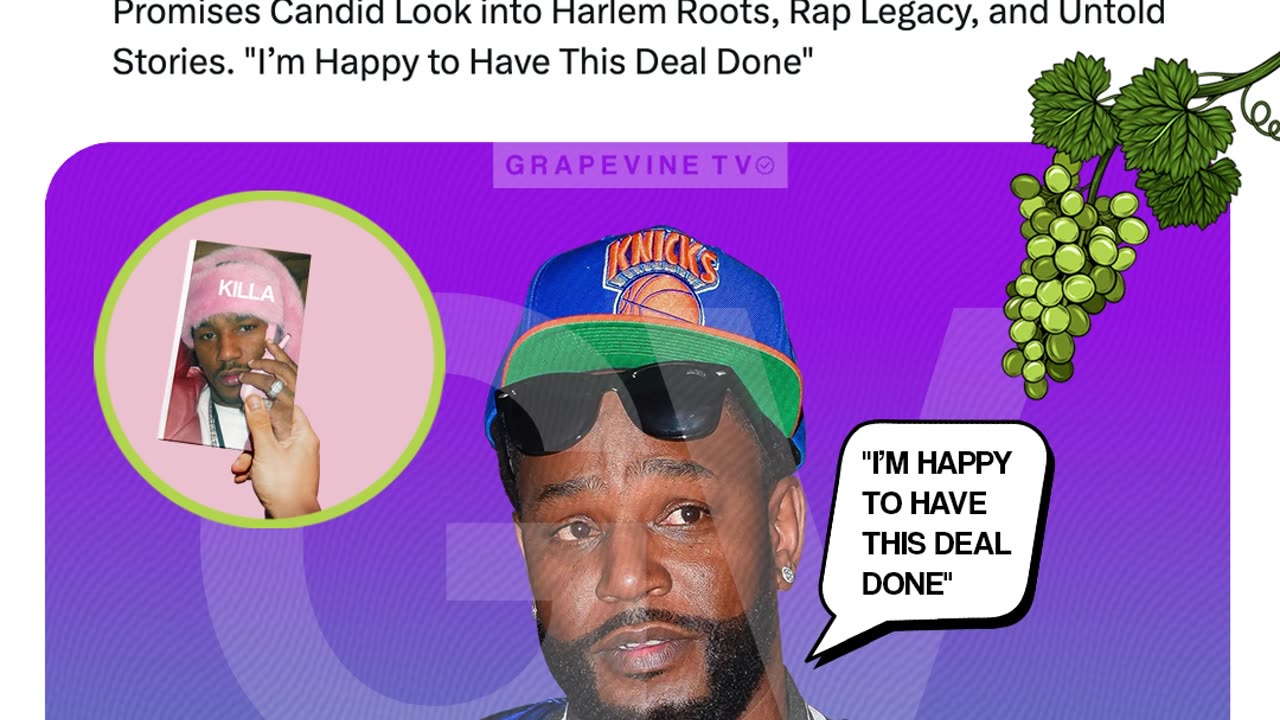 Cam’ron Secures Six Figure Memoir Deal with Simon & Schuster