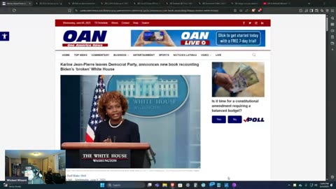 Karine Cringe Jean Pierre leaves the Democrat Plantation writes tell all book
