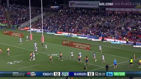 2025 NRL Match Highlights Knights v Warriors Round 20