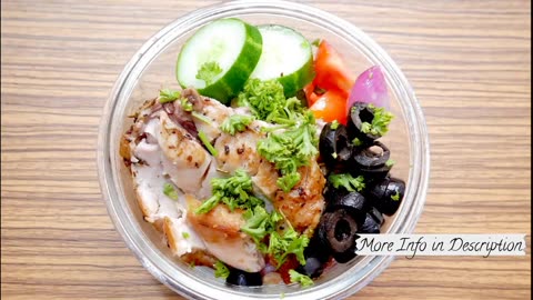 Keto chicken and cucumber salad