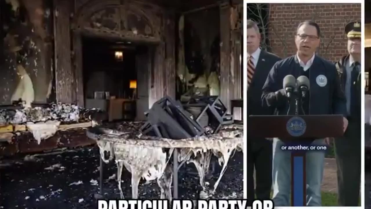 jewbag state governor gets his house burned down with him in it πΊππ