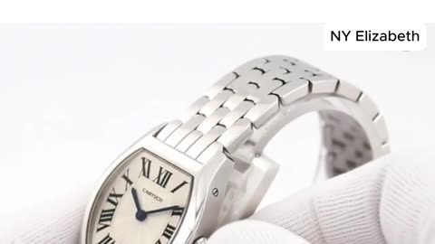 CARTIER Tortue SM White Gold Manual-Wind – Iconic Elegance! ⌚✨
