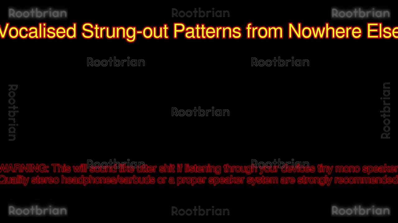 Vocalised Strung out Patterns from Nowhere Else (Soundtrack)