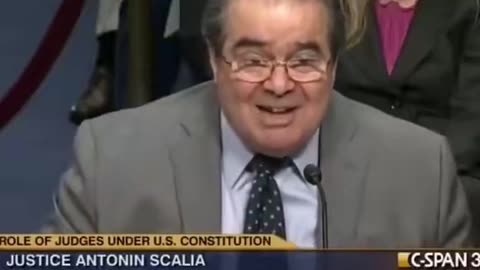 Supreme Court Justice Antonin Scalia explains the U.S. Constitution