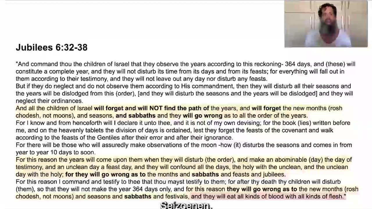 The FALSE Gregorian 7-Day Week & the LOST Sabbath - Enoch Calendar (Dutch/NL Subs)