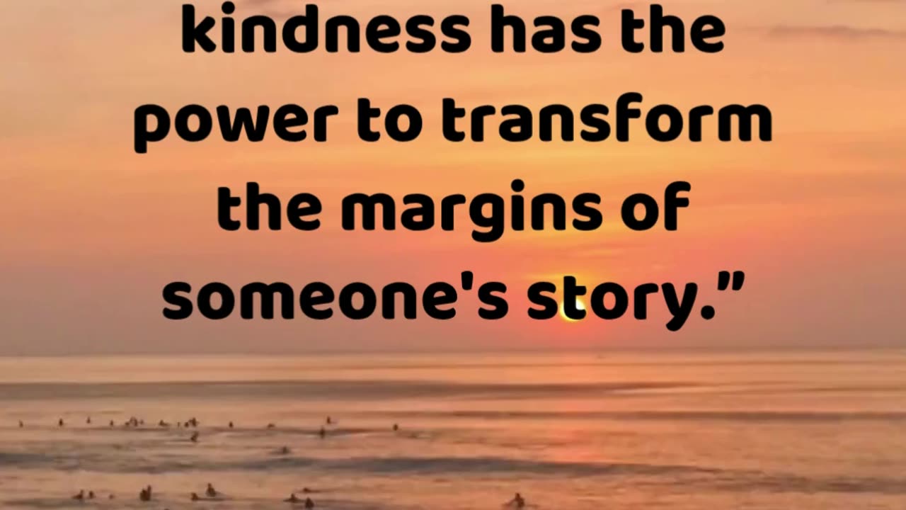 “A single act of kindness can rewrite the margins of someone’s story ” #consciousness #how #mind