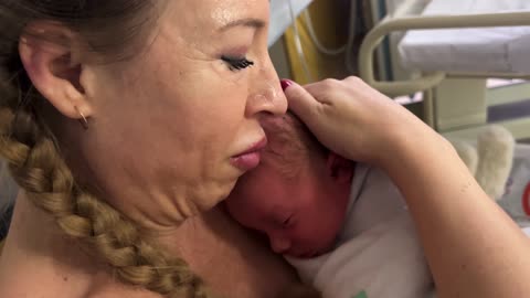 After 7 Years and 33 IVF Rounds, Holding My Son Close the Day After His Birth || #ivfjourney 
