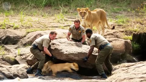 The lioness begged the ranger for help. When he realized the reason, he was speechless.