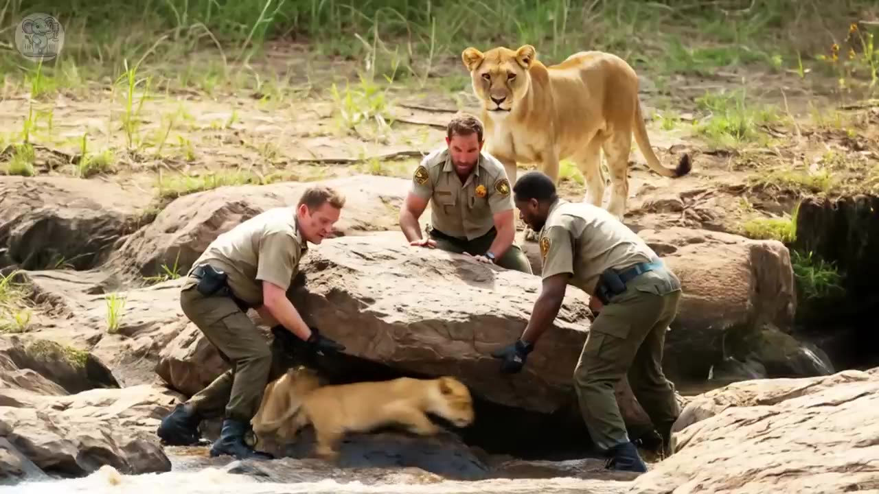 The lioness begged the ranger for help. When he realized the reason, he was speechless.