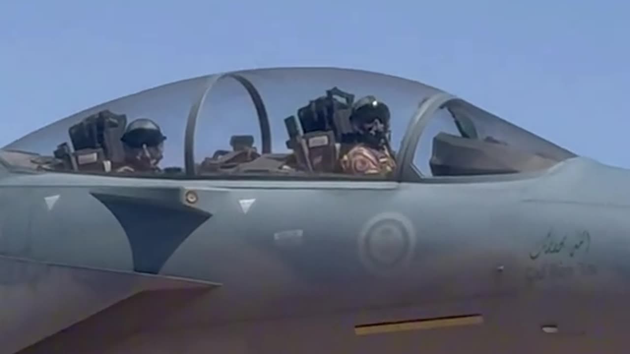 TRUMP ESCORTED BY FIGHTER JETS