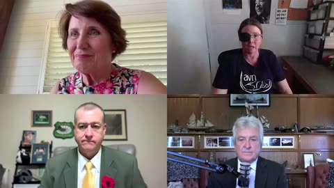 Graham and John speak with Aneeta and Rosemary...