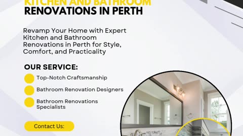 Revamp Your Home with Expert Kitchen and Bathroom Renovations in Perth for Style
