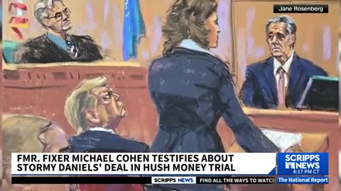 Star witness Michael Cohen testifies in Trump's hush money trial