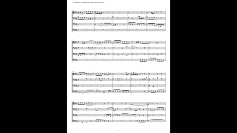 J.S. Bach - Well-Tempered Clavier: Part 2 - Prelude 22 (Trombone Quartet)