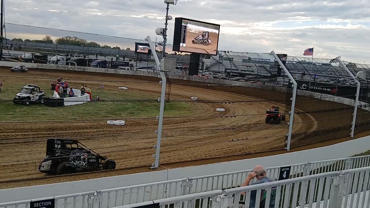 😱 Wild Flip During BC39 Warm-Up at Indianapolis Motor Speedway! | Dirt Racing Gets Real 🔥