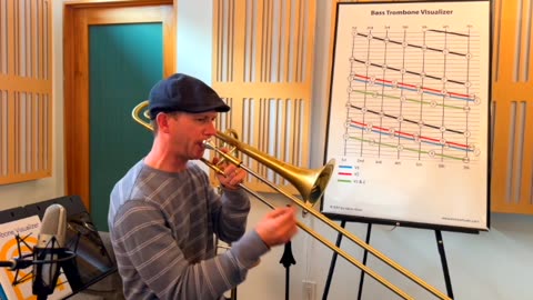 Trombone Visualizer Episode 3: News, Bb Major Drone Chord, Bass Tbone, Time Exercises, Sound Effects