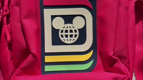 Walt Disney World Mickey Mouse Logo Pink Cross Body Bag #shorts