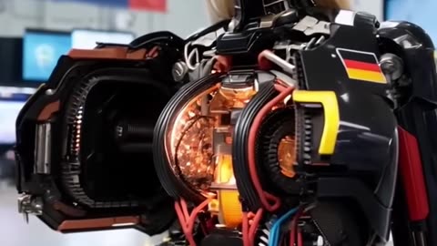 Germany’s No.7 – A Glimpse Into the Robotic Future #robot #humanoid #athlete #Olympics #aiart
