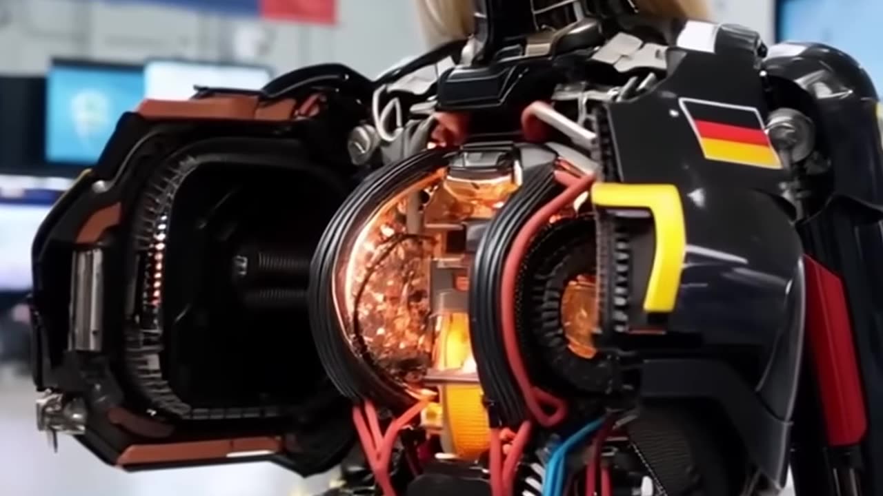 Germany’s No.7 – A Glimpse Into the Robotic Future #robot #humanoid #athlete #Olympics #aiart