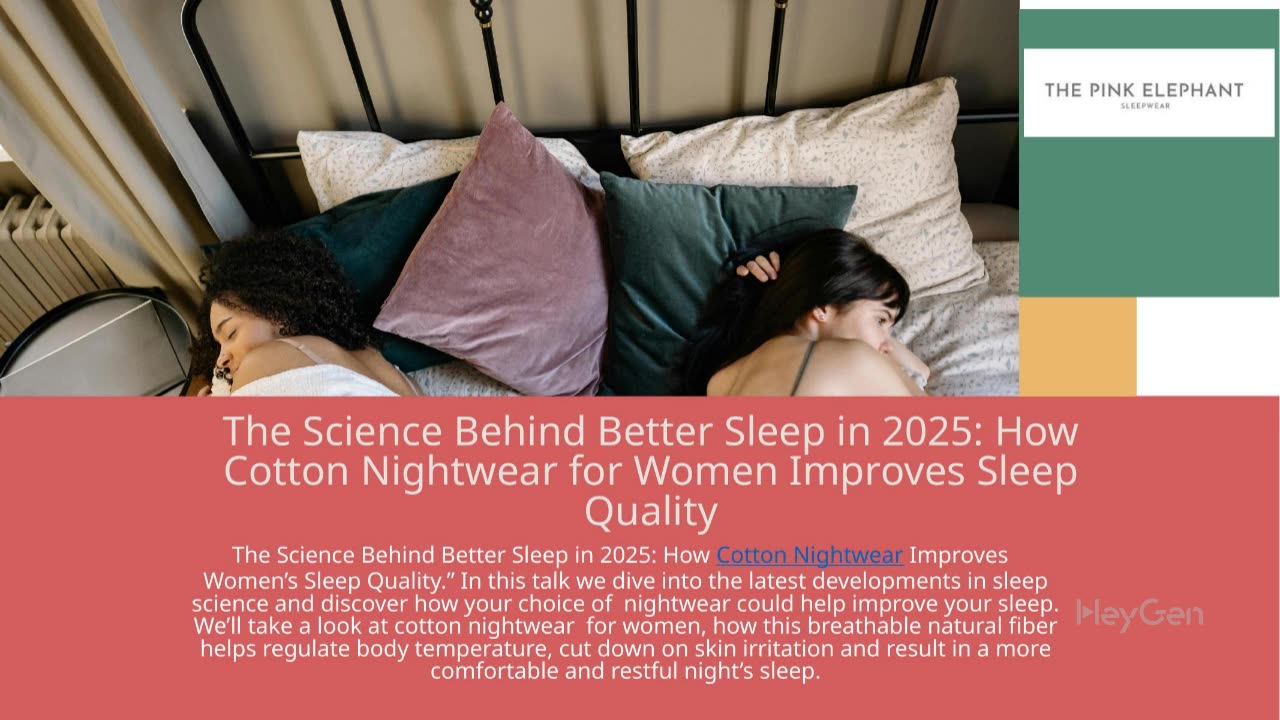 The Science Behind Better Sleep in 2025: How Cotton Nightwear for Women Improves Sleep Quality