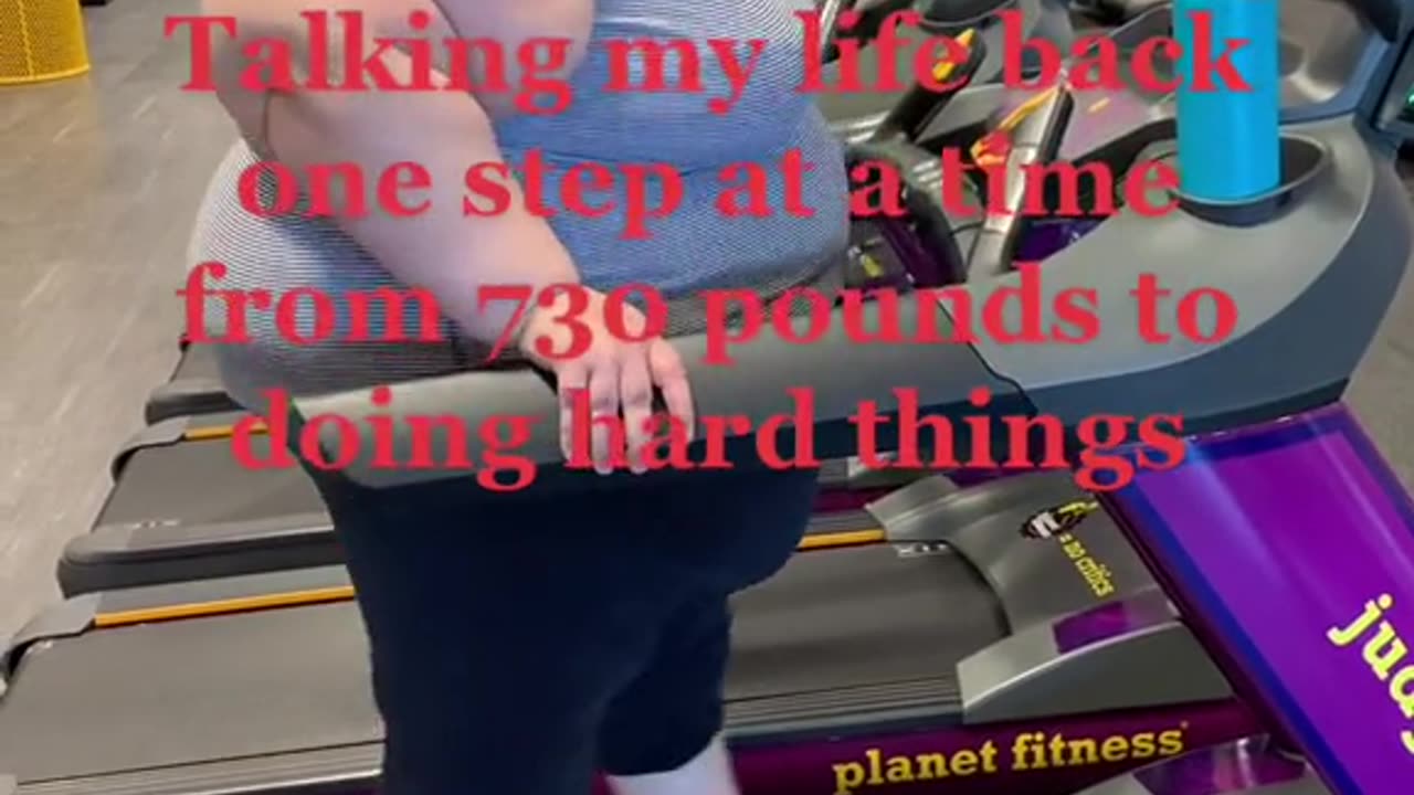 Her consistency for weight loss is admirable