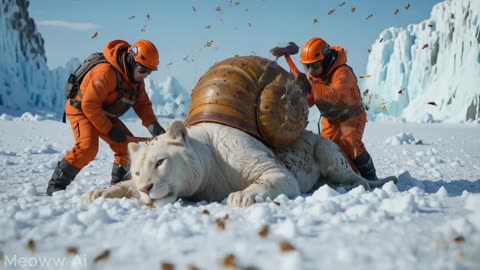 Brave Lion Cub Seeks the Rescue Team to Save His Father from the Terrifying Tumor ! Rescue Storyaas