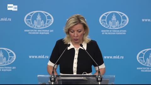 LIVE: Wöchentliche Pressekonferenz von Maria Sacharowa