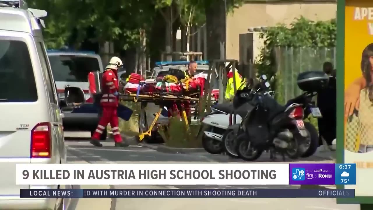 Nine people killed in high school shooting in Austria